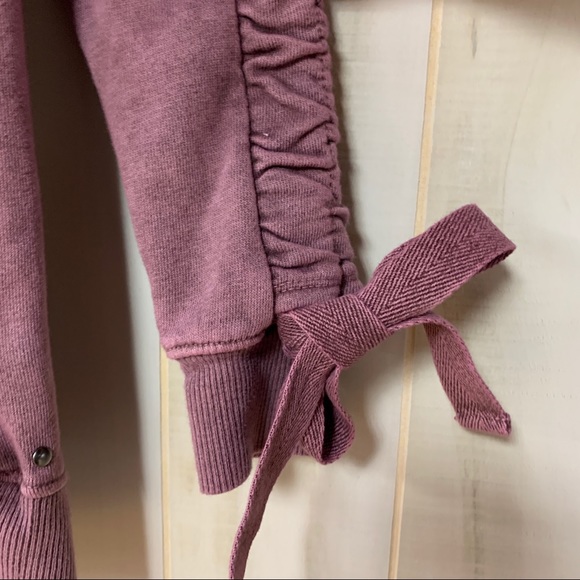 Rock & Republic Purple Acid Wash Stud Sweatshirt - Picture 5 of 9